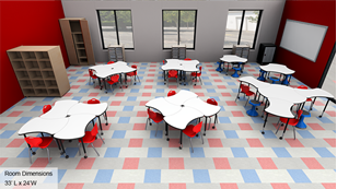Flexible Arrangement Classroom - Elementary (Option A)
