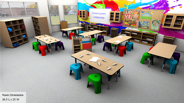 Elementary Art Room | School Outfitters