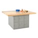 Four-Station Workbench w/ 12 Lockers