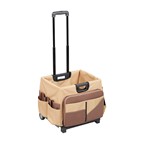 Universal Mobile Storage Cart with Canvas Organizer Bag