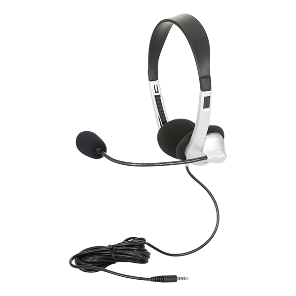 Stereo School Headphones w/ Boom Microphone