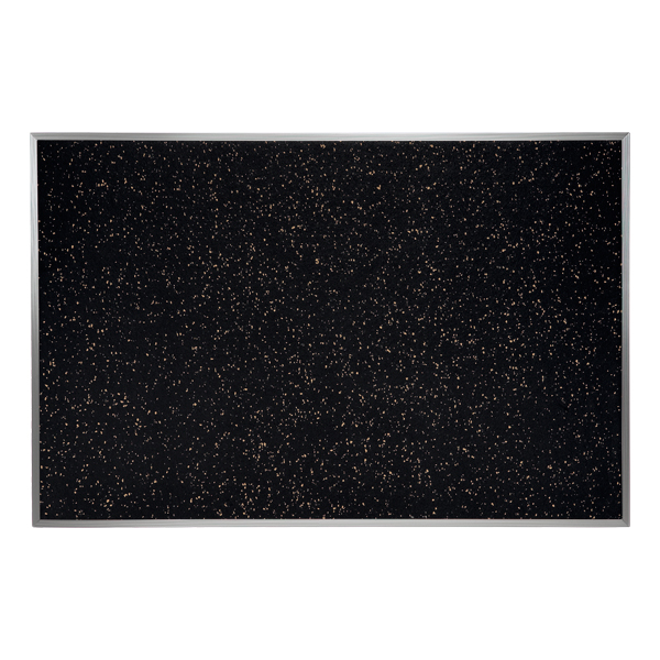 Recycled Rubber Tackboard w/ Aluminum Frame