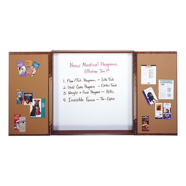 Double-Door Conference Cabinet w/ Markerboard