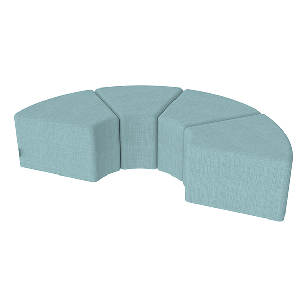 Shapes Series II Soft Seating Set - Wedge (Four 12" H) Price Group 1 Material 