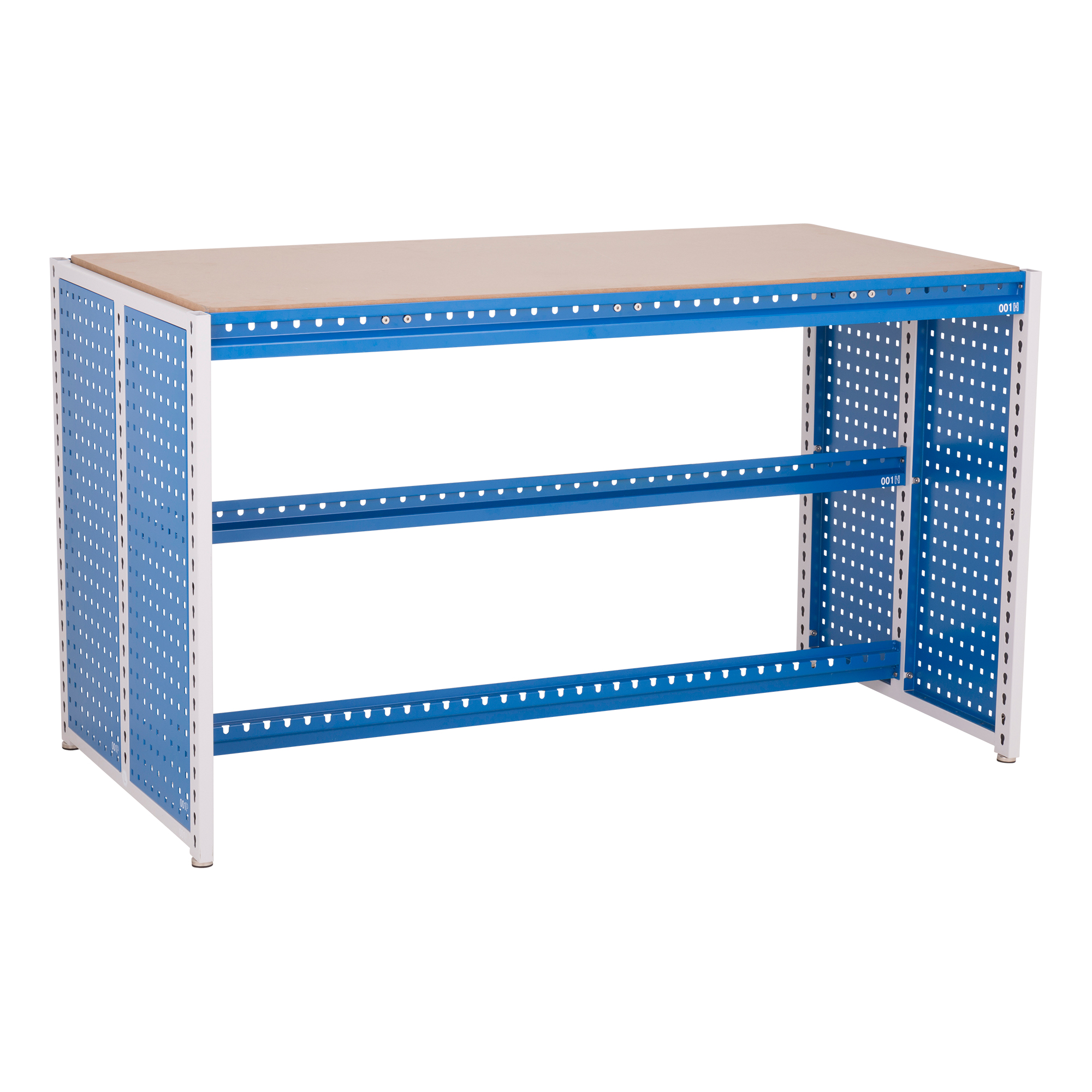 Creation Station Workbench Kit - Rectangle (60" L x 30" D x 36" H)