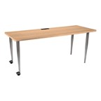 Mobile Seminar Table w/ Electrical & USB Option - Maple