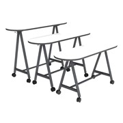 A-Frame Table w/ Oval Whiteboard Top