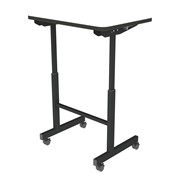 Sit-to-Stand Student Flipper Desk w/ Whiteboard Top