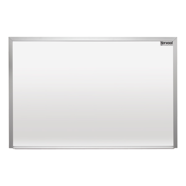 Porcelain Steel Magnetic Dry Erase Board w/ Aluminum Frame