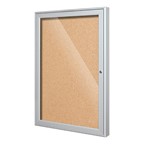 Indoor Enclosed Bulletin Board w/ One Door
