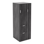 Insight Series Wardrobe Cabinet w/ Drawers - Coastal Gray