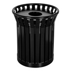 Madison Series Outdoor Trash Can w/ Lid & Liner