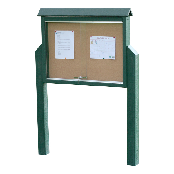 Single-Sided Recycled Plastic Outdoor Message Board