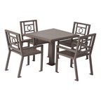 Evanston Series Outdoor Table & Chairs Set-Yhown ie Br