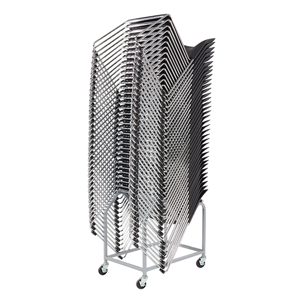 Pack of Thirty-Five 8800 Series Stack Chairs w/ Dolly