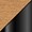Oak Desktop/Black Bookbox