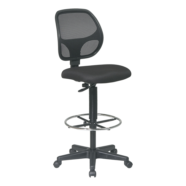 Work Smart Mesh Back Drafting Chair