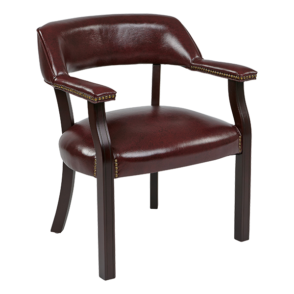 Traditional Guest Chair w/ Wrap-Around Back