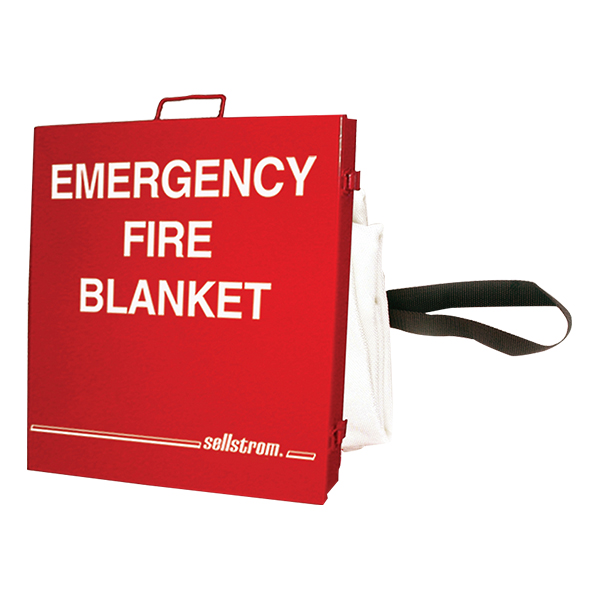 Emergency Fiberglass Blanket w/ Cabinet