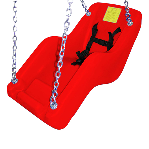 JennSwing® ADA Swing Seat - Fire Engine Red