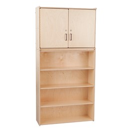Wooden Cabinet w/ Shelving