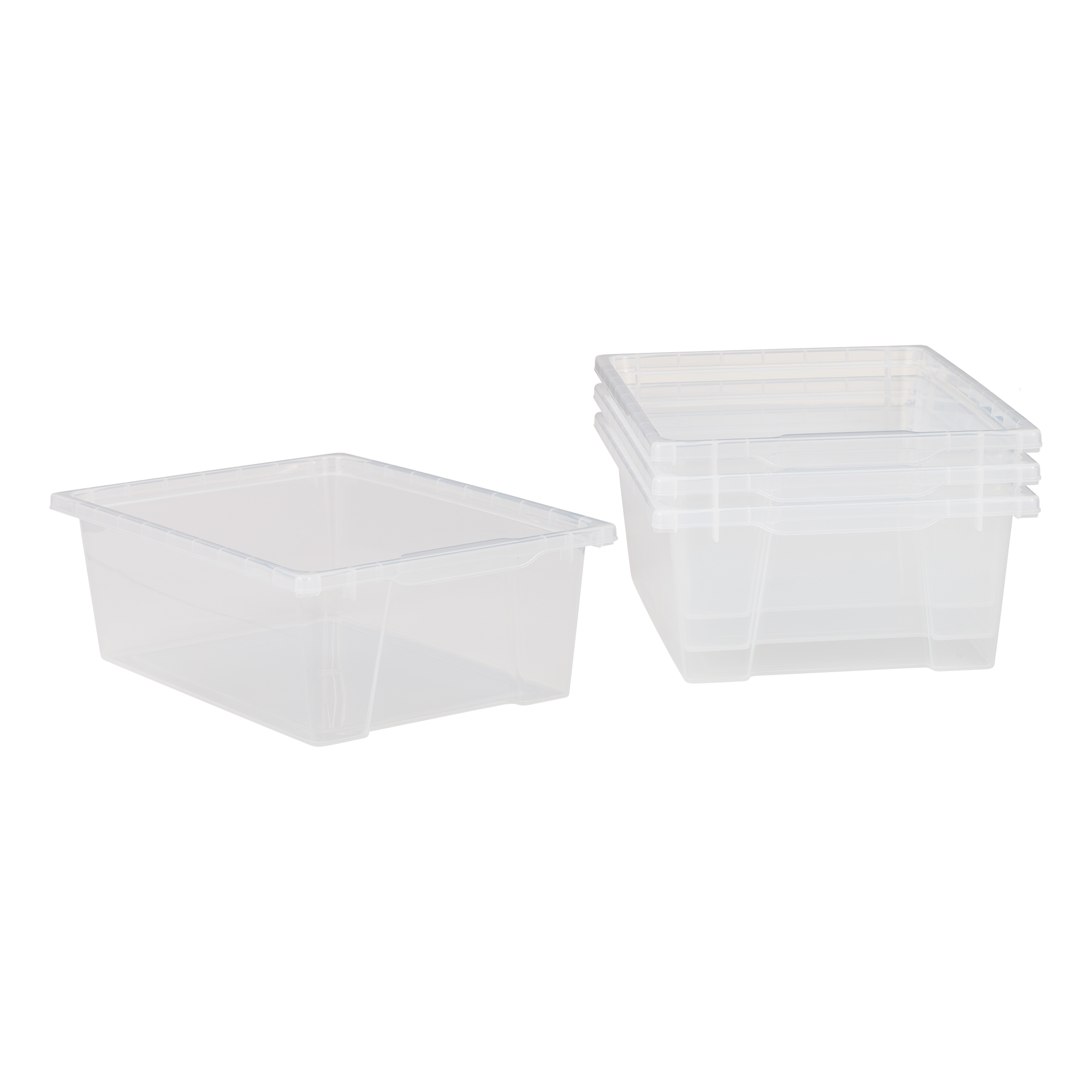 Preschool Clear Bins