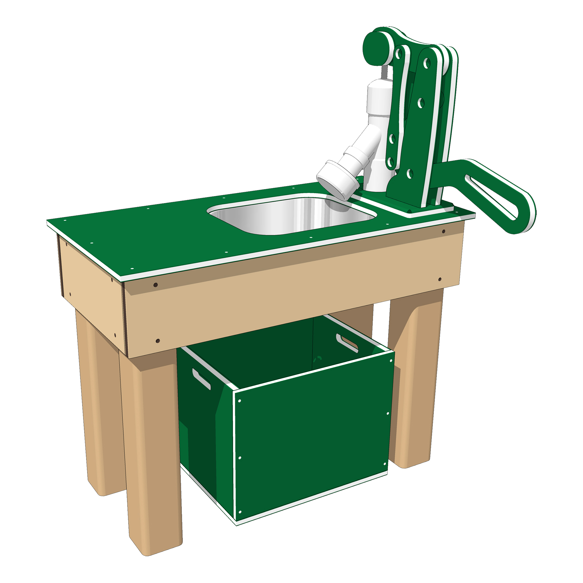 Schoolyard Portable Water Works Clean Up Station