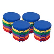SoftScape Round Floor Cushions - Set of 24