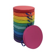 SoftScape Round Floor Cushions - Set of 12
