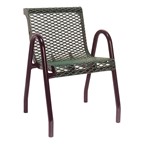 953 Series Outdoor Chair - Diamond Expanded Metal