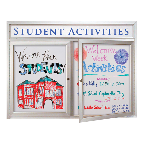 Enclosed Dry Erase Boards