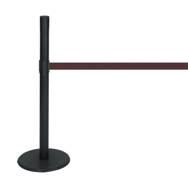ADA-Compliant Belt Stanchion - Shown w/ black post