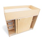 Changing & Storage Cabinet - Polyethylene Top