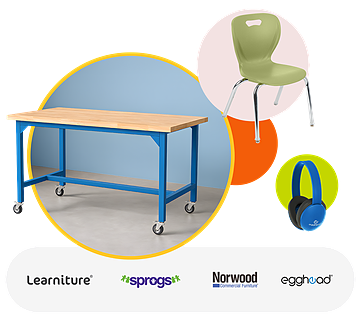 School Outfitters exclusive furniture brands